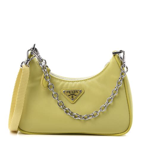 yellow prada bag|prada adjustable shoulder handbags.